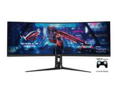 ASUS Monitor 49" (124 cm) WQHD VA, 144Hz, HDR400, ukrivljen, 2xHDMI, DisplayPort, zvočniki, ROG Strix XG49VQ