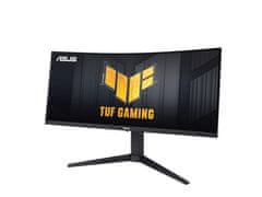 ASUS Monitor 34" (87 cm) WQHD VA 180Hz, ukrivljen, HDR400, 2xHDMI, 2xDisplayPort, zvočniki, TUF Gaming VG34VQL3A