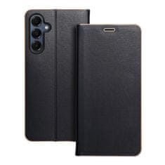 OEM LUNA Book Gold torbica za SAMSUNG A16 5G, črna