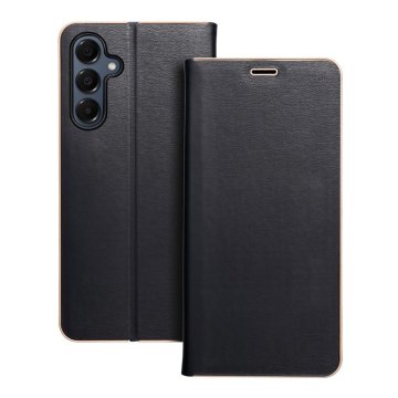 OEM LUNA Book Gold torbica za SAMSUNG A16 5G, črna