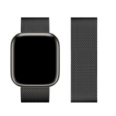 FORCELL Forcell F-Design FA03 magnetni jekleni pas za Apple Watch, 38/40/41 mm, črn