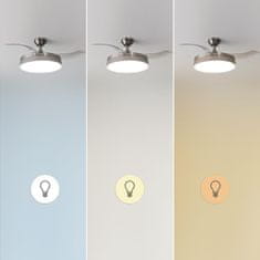 Cecotec Stropni ventilator EnergySilence Aero 4280 Invisible Steel Jeklo 