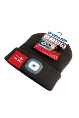 Velamp kapa CAP03 z LED lučko črna