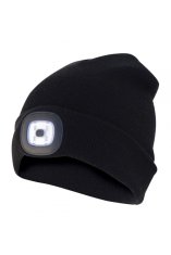 Velamp kapa CAP03 z LED lučko črna