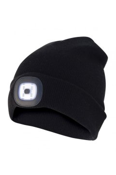 Velamp kapa CAP03 z LED lučko črna