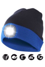 Velamp kapa CAP16 z LED svetlobo modro-črna