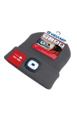 Velamp kapa CAP02 z LED svetlobo temno siva