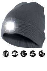 Velamp kapa CAP02 z LED svetlobo temno siva