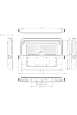 Velamp VELAMP LED reflektor SL362 s solarnim polnjenjem, detektor gibanja