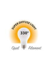 Velamp VELAMP OPAL FILAMENT žarnica 12W, E27, 3000K