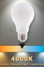 Velamp VELAMP OPAL FILAMENT žarnica 8W, E27, 4000K