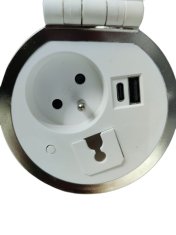 IN Vgradna letev IN 553045, Qi polnjenje, USB A + C