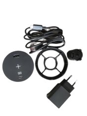 IN Vgradna letev IN 553043, Qi polnjenje, USB A + C