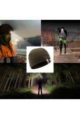 Velamp kapa CAP85 z LED svetlobo temno zelena