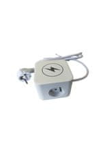 IN Brezžični polnilec IN 553049 z 2 vtičnicama in USB A+C