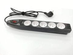 IN Prenapetostna zaščita IN 553051 s 5 vtičnicami in 3 USB