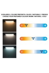 Velamp VELAMP Polnilna LED svetilka LT040 s senzorjem gibanja