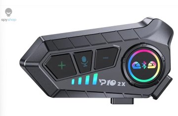 KJB Brezžični Bluetooth komunikator za motoristične čelade Y10-2x, vodoodporna slušalka za prostoročno klicanje, doseg 300m, 2000mAh baterija