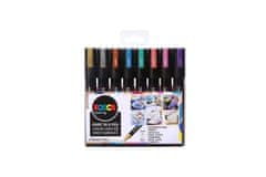 POSCA Komplet akrilnih markerjev - mat barve 8 kosov