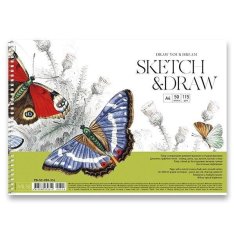 SHKOLYARYK Spiralna skicirka Muse Drawing - A4, 30 listov