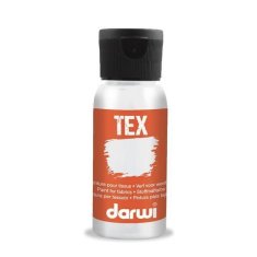 Darwi TEX barva za tekstil - Biserno bela 50 ml