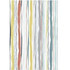 Papir DecoMaché 22 g barvne črte 26 x 37,5 cm