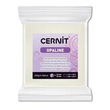 Cernit OPALIN 250g - bela