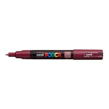 Uni-ball POSCA akrilni marker - bordo 0,7 mm
