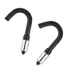 MXM Teleskopska lestev s kavlji - 2 m, aluminijasta