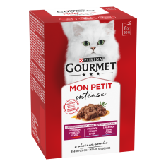 Gourmet Mon Petit mokra hrana za mačke, govedina, teletina in jagnjetina