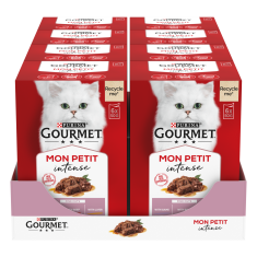 Gourmet Mon Petit mokra hrana za mačke, govedina, teletina in jagnjetina