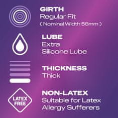 Durex Kondomi Brez Lateksa (Durex NO Latex) - 6 kosov