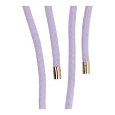 OEM Vrvica za telefon, trak za telefon - SWING (8 mm) z nastavljivo dolžino / dolžina vrvice 165 cm (največ 82,5 cm v zanki) / za roko ali vrat - vijolična