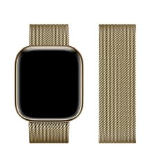 FORCELL Forcell F-Design FA03 magnetni jekleni pasek za Apple Watch, 38/40/41 mm, zlati