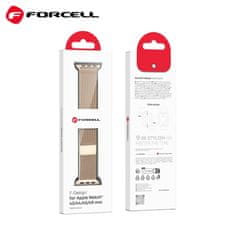 FORCELL Forcell F-Design FA03 magnetni jekleni pasek za Apple Watch, 38/40/41 mm, zlati