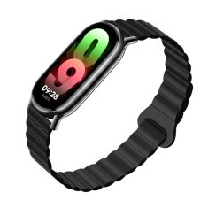 FORCELL Pas za Mi Band 8 Xiaomi Forcell F-Design FX8 sponka silikonska črna