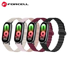 FORCELL Pas za Mi Band 8 Xiaomi Forcell F-Design FX8 sponka silikonska črna