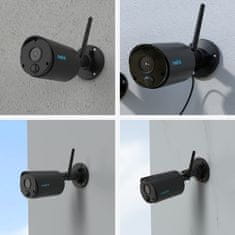 Reolink Argus B320 IP kamera, pametni alarm, IP65 vodoodpornost, črna