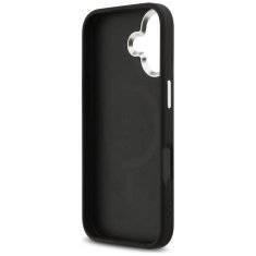 Guess GUESS ovitek za IPHONE 17, združljiv z MagSafe GUHMP17SP4TSRCMK (PU 4G z logotipom trikotnika SL) črn