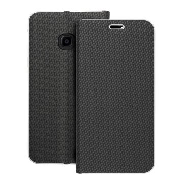 OEM LUNA Book Carbon torbica za SAMSUNG Xcover 4, črna