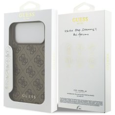 Guess GUESS ovitek za IPHONE 17 Pro Max GUHCP17XG4GFBR (PU 4G Classic) rjava