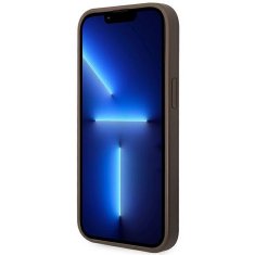 Guess GUESS ovitek za IPHONE 14 GUHCP14SG4GFBR (4G Gold Logo) rjava