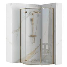 Tuš kabina Rea DIAMOND 90x90 GOLD