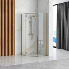 Tuš kabina Rea DIAMOND 90x90 GOLD