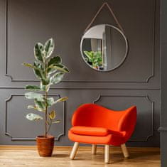 VRVNO OGLEDALO OKROGLO SREBRNO 40CM KLMH-0410S-1