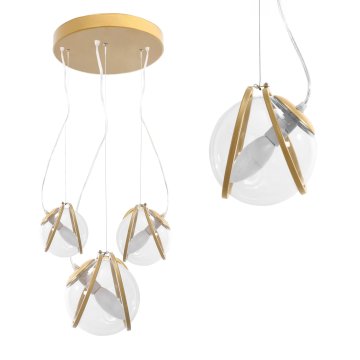 Toolight Obesna svetilka APP1091-3CP Zlata