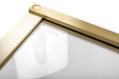 Tuš kabina REA Hugo 90x90 Gold Brush