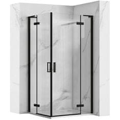 Tuš kabina REA Hugo Double Black 80x80