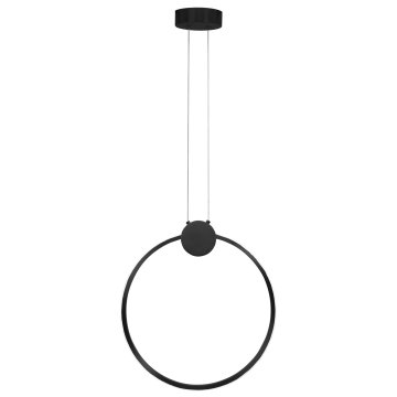 Toolight Stropna svetilka LED APP1395-CP BLACK 40cm