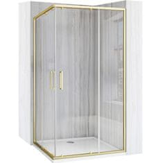 Tuš kabina Rea City 80x100 Brush Gold
